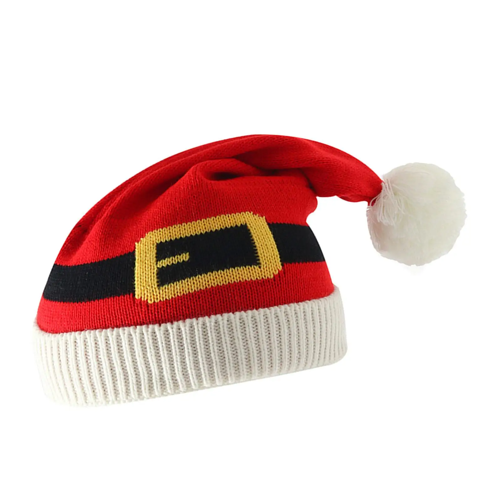 Winter Christmas Knitted Hat Knit Beanie Soft Photo Props Adults Costume Xmas Warm Hat for Carnival Festival Cosplay New Year