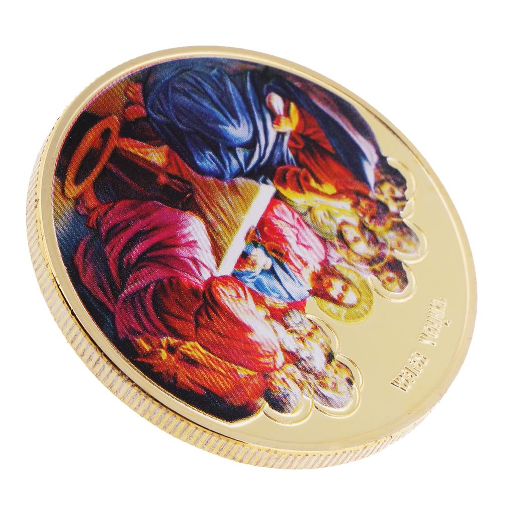    Metal Medal Memorial Badge Coin Round Toy Commemorative Gift