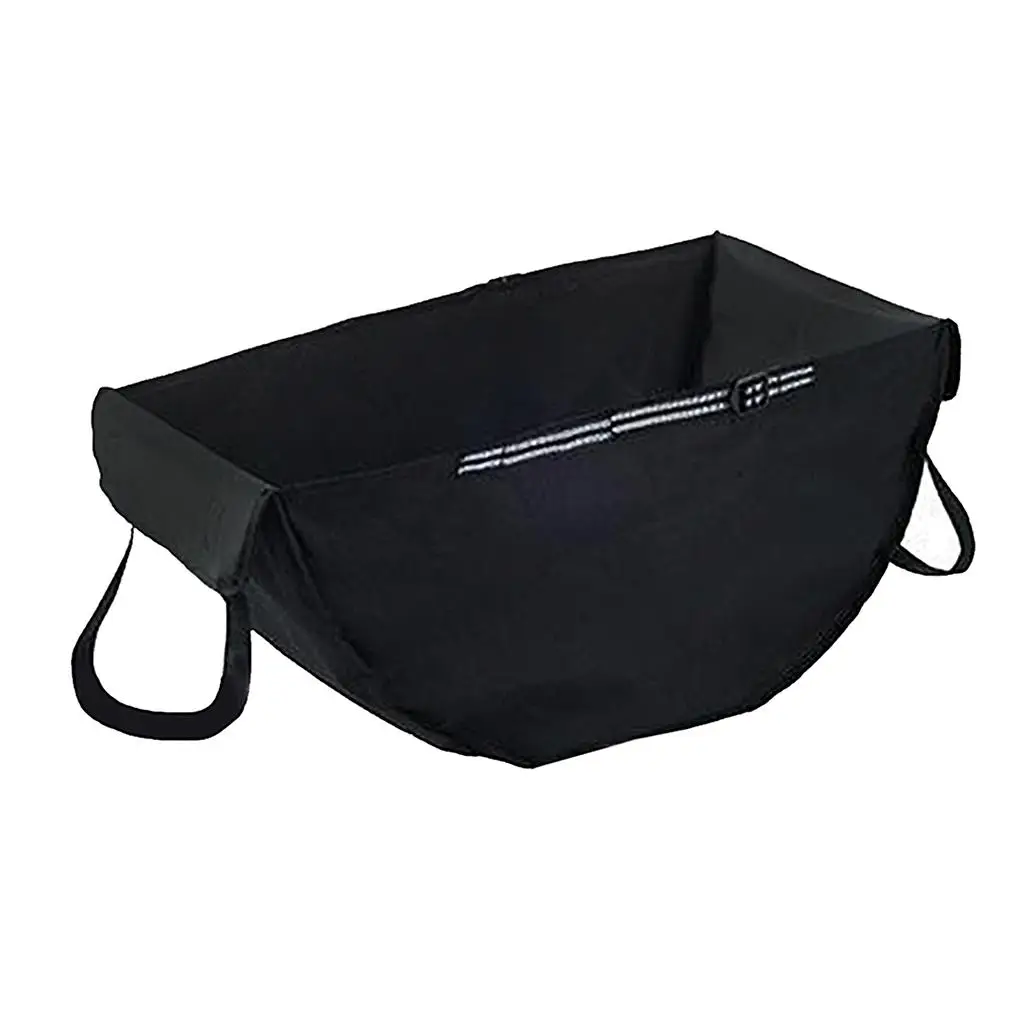 Black Car Rear Storage Bag Shopping Basket for Groceries, Durable Eco-friendly
