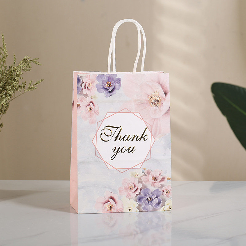 Gift Bags Bulk With Love Heart Print Premium Kraft Paper Bags With Handles  For Wedding Retail Shopping Merchandise Party - Gift Boxes & Bags -  AliExpress