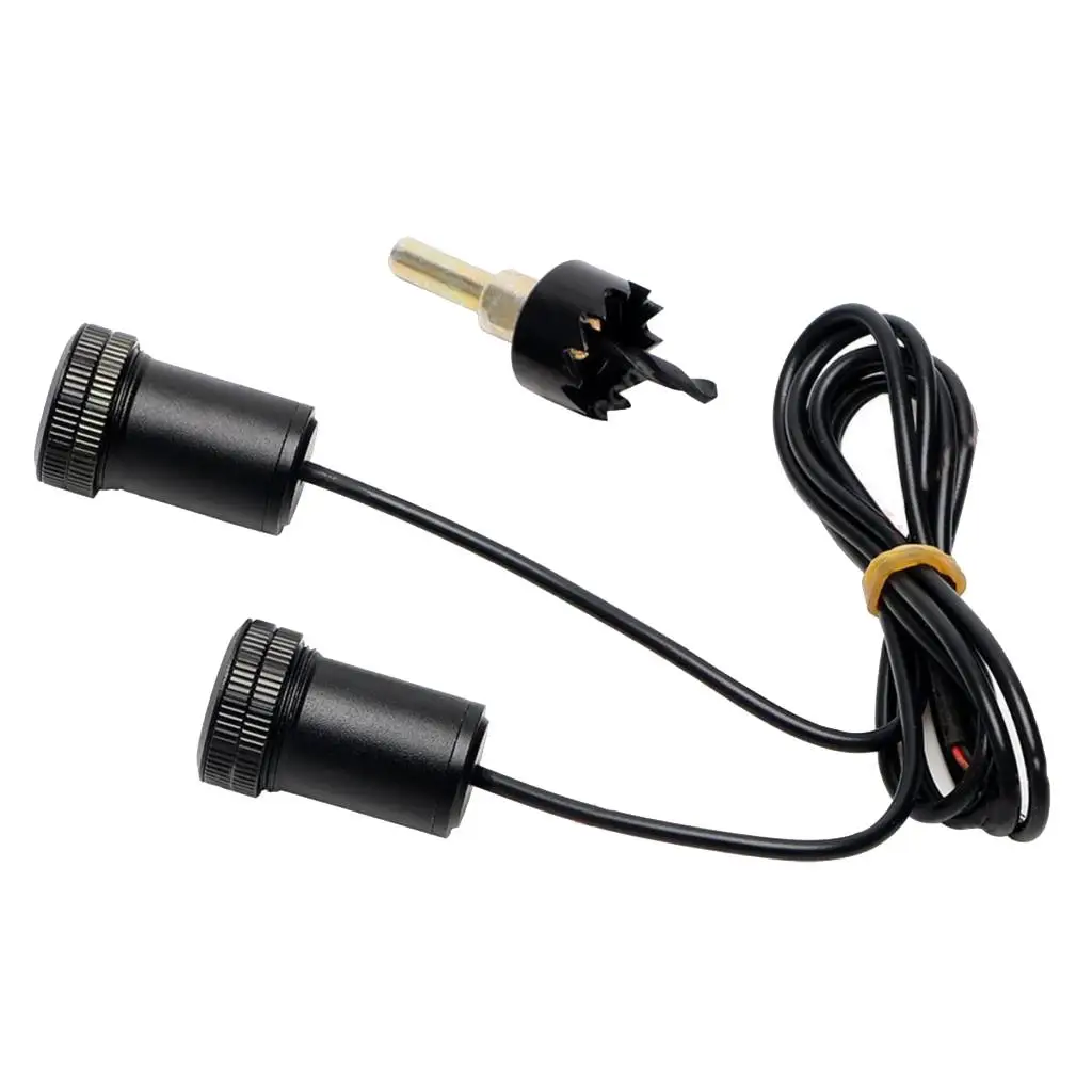 5W 1 Pair Universal Car Courtesy Lights Projector Shadow Laser Lamps Kit