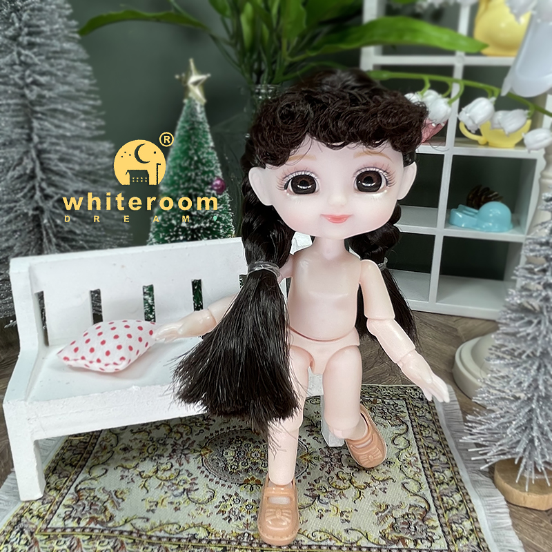 Neue Kawaii 1/12 Baby Tasche Puppe 10cm Ob11 Puppen Mit Kleidung Outfit Kleid Überraschung Bjd Puppen Figur Aktion Spielzeug für Mädchen Geschenke – Detail 17