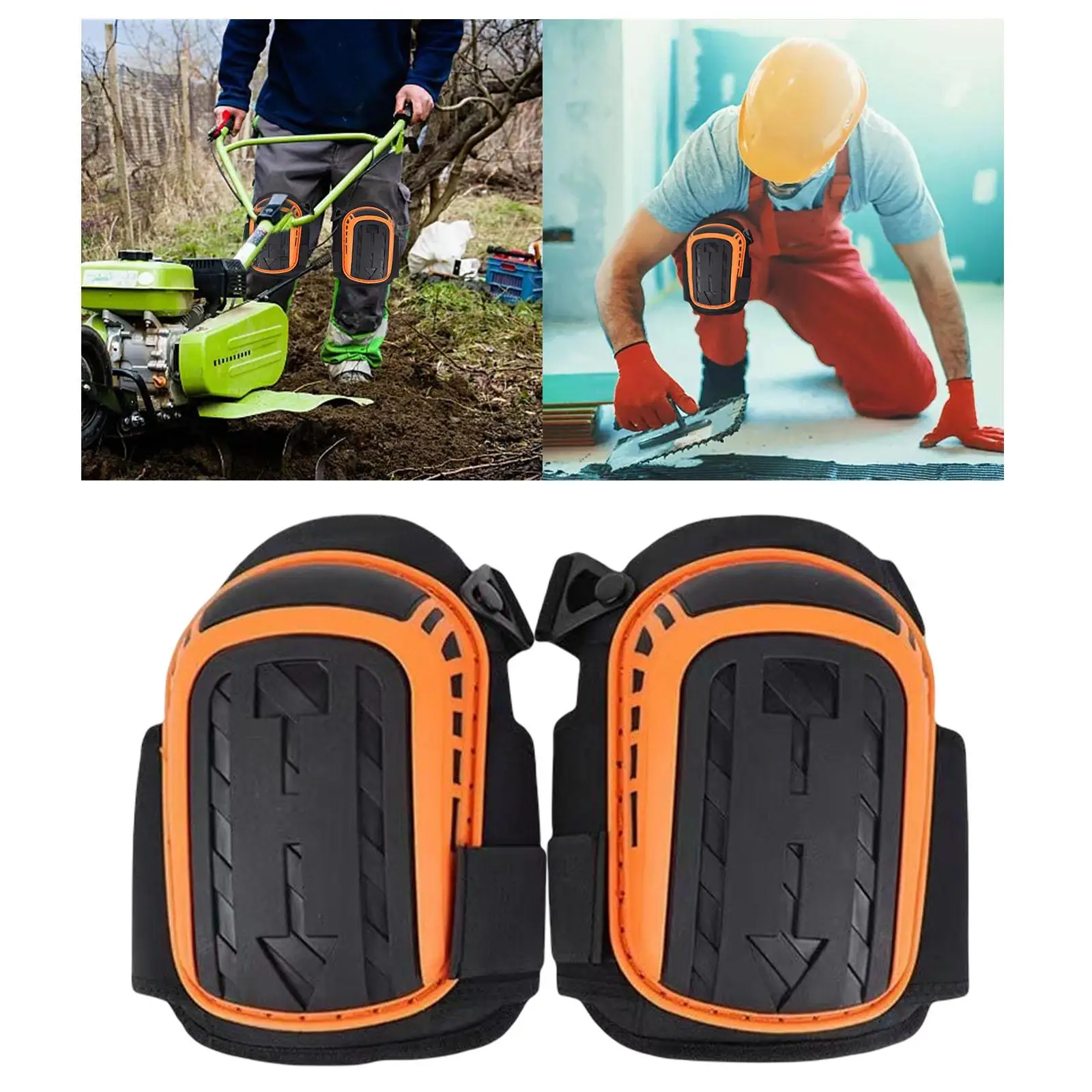 Knee Pads 2x Protector Knee Pads for Work Comfortable Heavy Duty Comfortable Construction Tools Professional for Skating Working