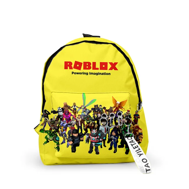 2PC-SET Roblox Students Schoolbag Children's Backpack Children's Backpack  Schoolbag Boys and Girls Backpack Lightening - AliExpress