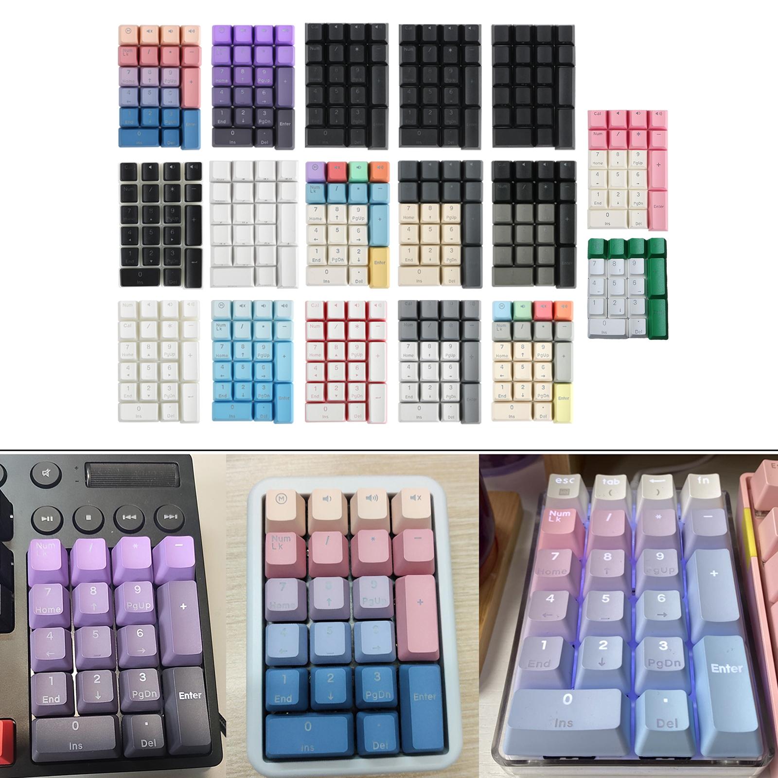 Mechanical Gaming Keyboard Numeric Keycaps Layout Dustproof Office Supplies