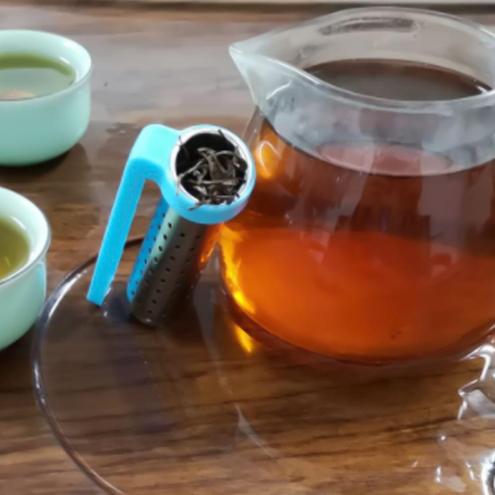 Description Picture 6 of itemCreative Hanging On Cup Tea Strainer Cup Clamp Food Grade Stainless Steel Clip Tea Infuser With Handle