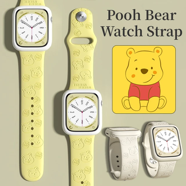 Disney Winnie-the-Pooh Kids' Yellow Nylon Strap Time Teacher Watch -  20250959 | HSN