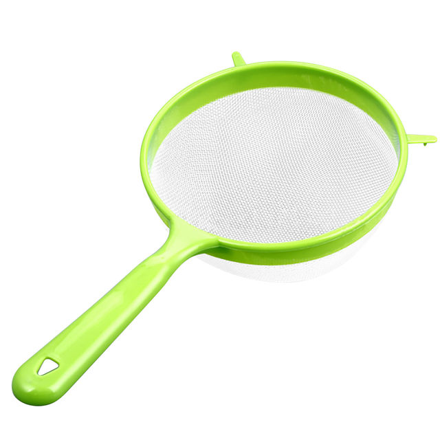 Canning Gadgets 4Pcs Mini Small Plastic Mesh Scoop Strainer Food Sieve  Kitchen