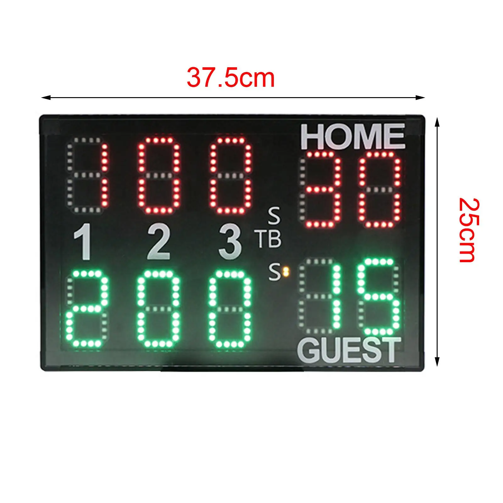 Indoor Electronic Digital Scoreboard Tennis Boxing Stopwatch Time Counting Foul Count for Basketball Volleyball Games Judo