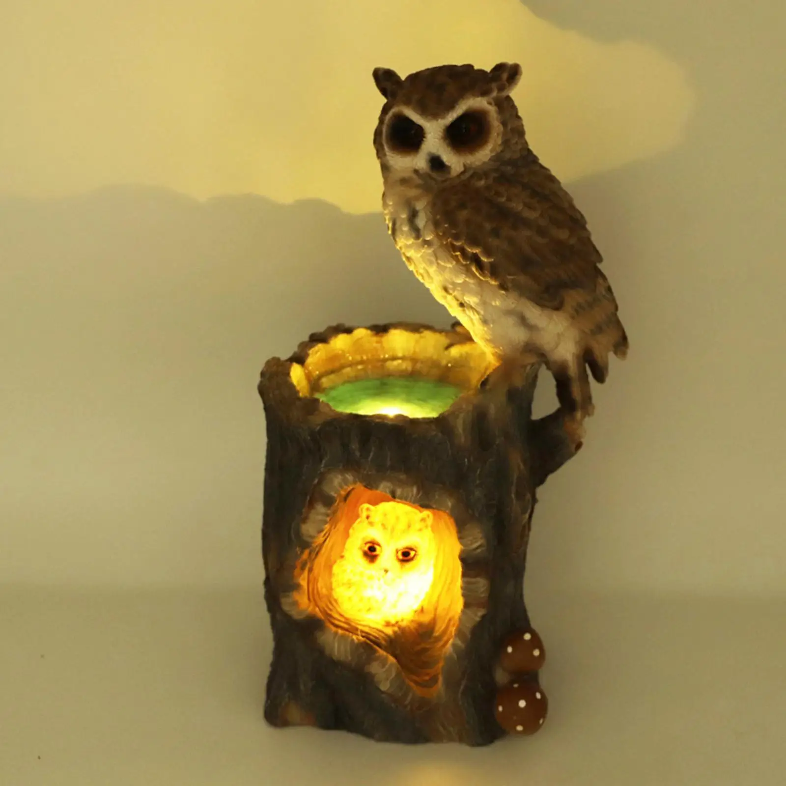 Solar Powered LED Lights Garden Owl Animal Lawn Lamps Ornament Waterproof Lamp Unique Christmas Lights Outdoor Solar Lamps
