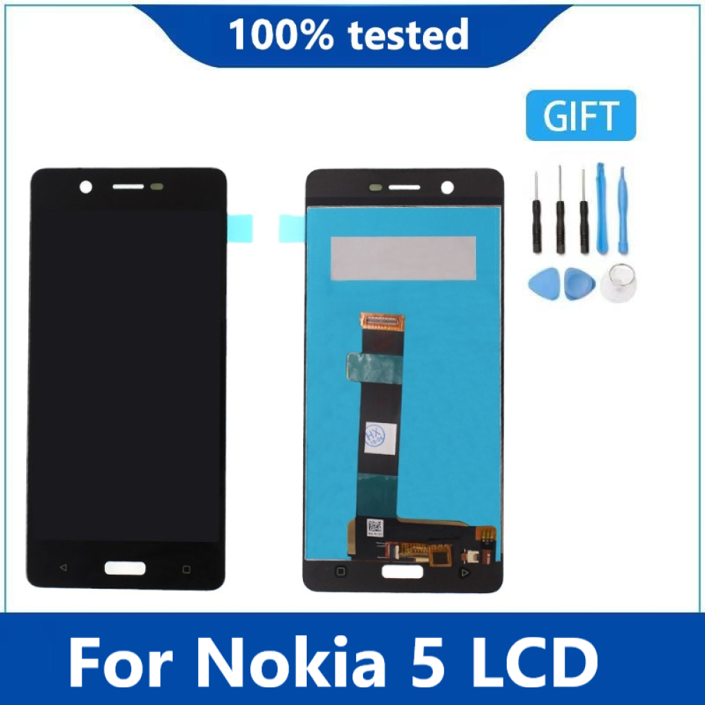 ЖК-дисплей 5,2 дюйма для Nokia 5 LCD TA-1008 TA-1024 TA-1030 TA-1053,  ЖК-дисплей, сенсорный экран, дигитайзер, полная сборка, запасные части |  AliExpress