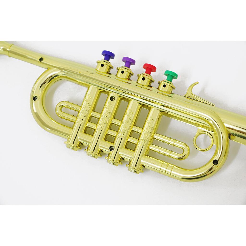 Title 5, Kindertrompetenblasinstrument mit 3 farbigen Kn...