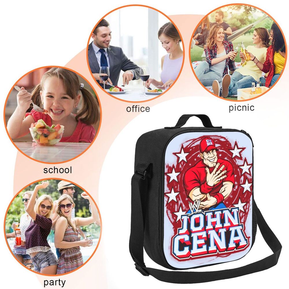 John Cena Lunch Bag para crianças, refrigerador,