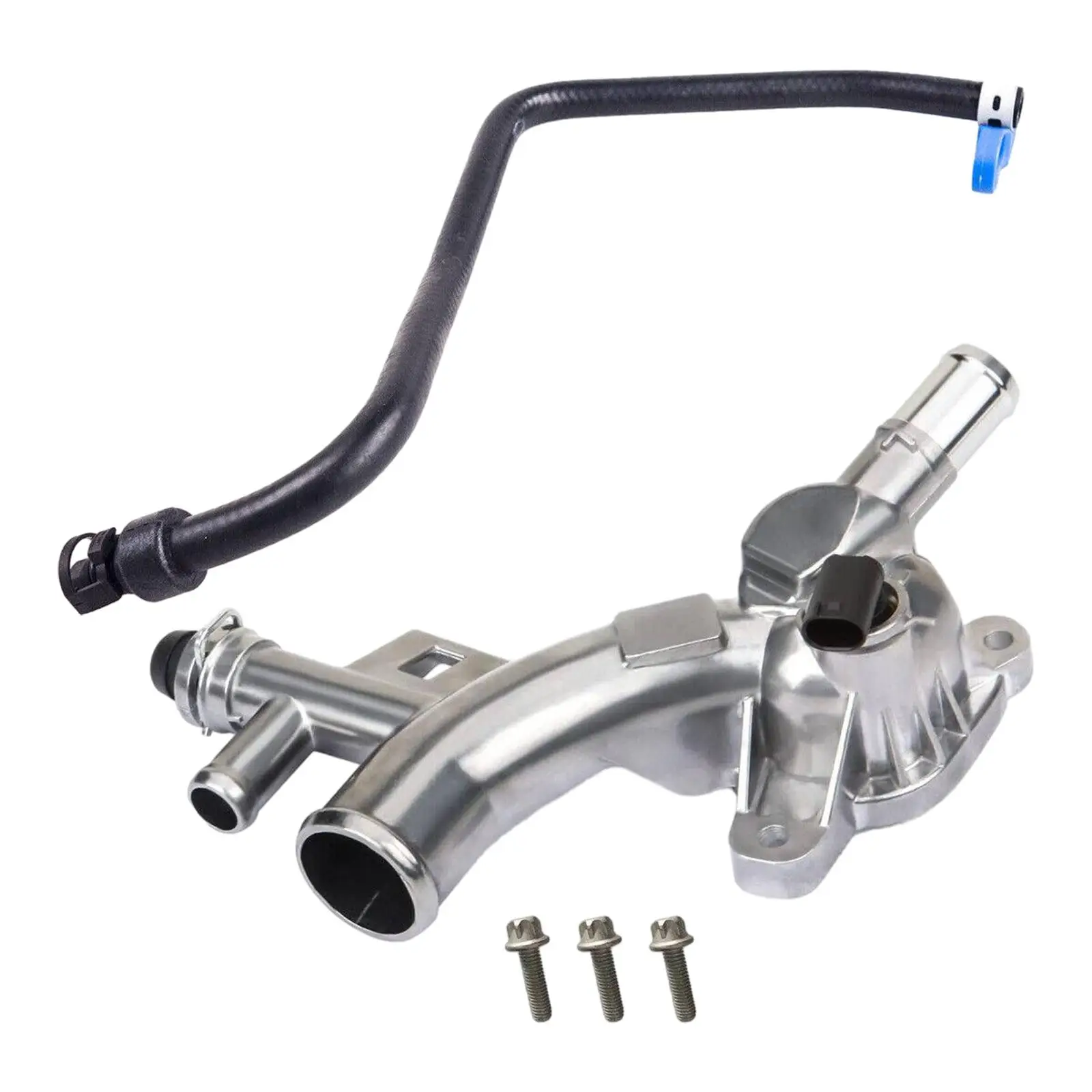 Water Outlet Thermostat Coolant Water Outlet 25193922 Metal 55565334 Inlet Hose Directly Replace for Cruze 1.4L