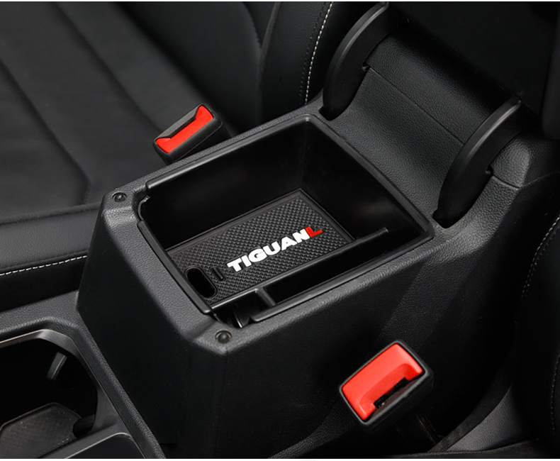 Auto-Armlehnen-Mittelkonsolen-Aufbewahrungsbox, Handschuhfach-Organizer für Volkswagen VW Tiguan MK2 2017-2021 2022 2023 2024 Zubehör – Detail 13