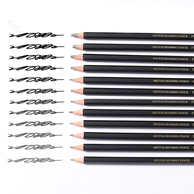 14pcs/set Professional Drawing Sketching Pencil Set Art Pencils Graphite  Shading Pencils for Beginners & Pro Artists Supplies - AliExpress