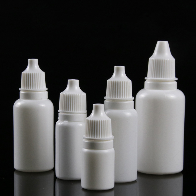 Best of 100pcs 5ml 10ml 15ml 20ml Drop Bottles Lightproof Squeezable Dropper Bottles White Empty Plastic Eyedrops Vials Ink Container Reviews & Tips