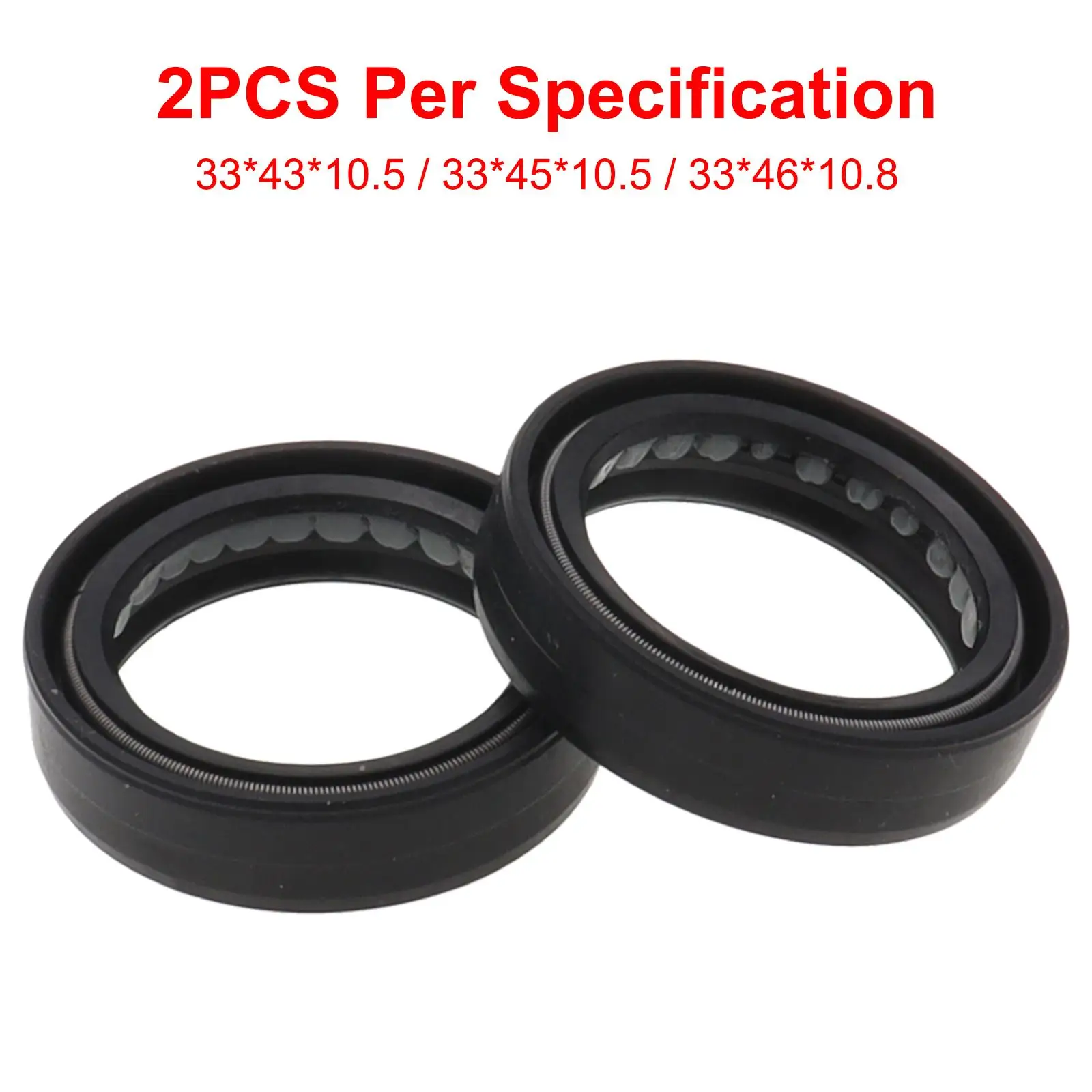 Motorcycle Front Fork Damper Oil Seal High Performance Wear Resistant Durable