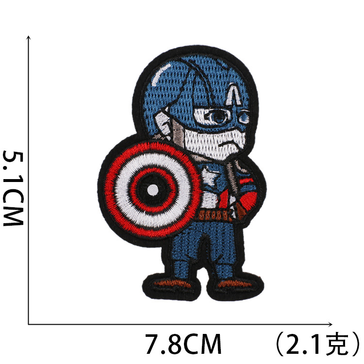 Description Picture 4 of itemDisney Marvel Spiderman Hulk Embroidery Patches on Clothes Stickers for Jackets Anime Cartoon Decor Pants Bag Clothing Patch