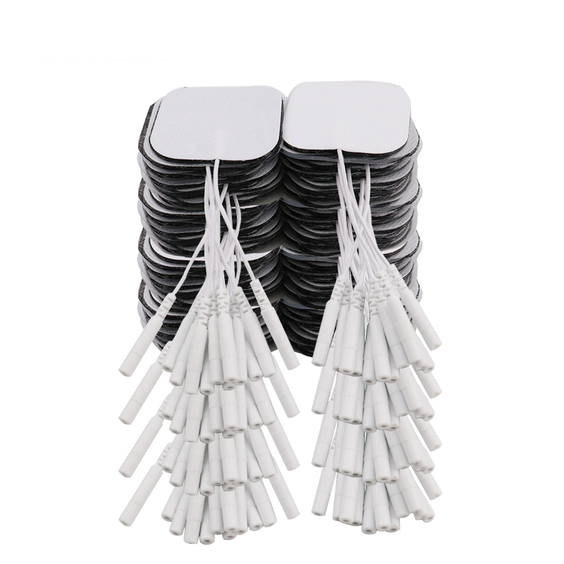 50/100Pcs TENS Pads EMS Electrode Patch Nerve Muscle Stimulator Silicone Gel Tens Electrodes Digital Acupuncture Pad Accessories