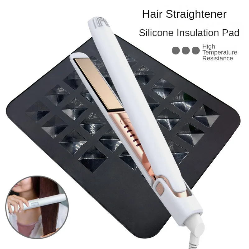 Best of Silicone Curling Stick Heat Resistant Mat For Hair Straightener Flat Multi-function Non-slip Flat Iron Hair Styling Tool Reviews & Tips