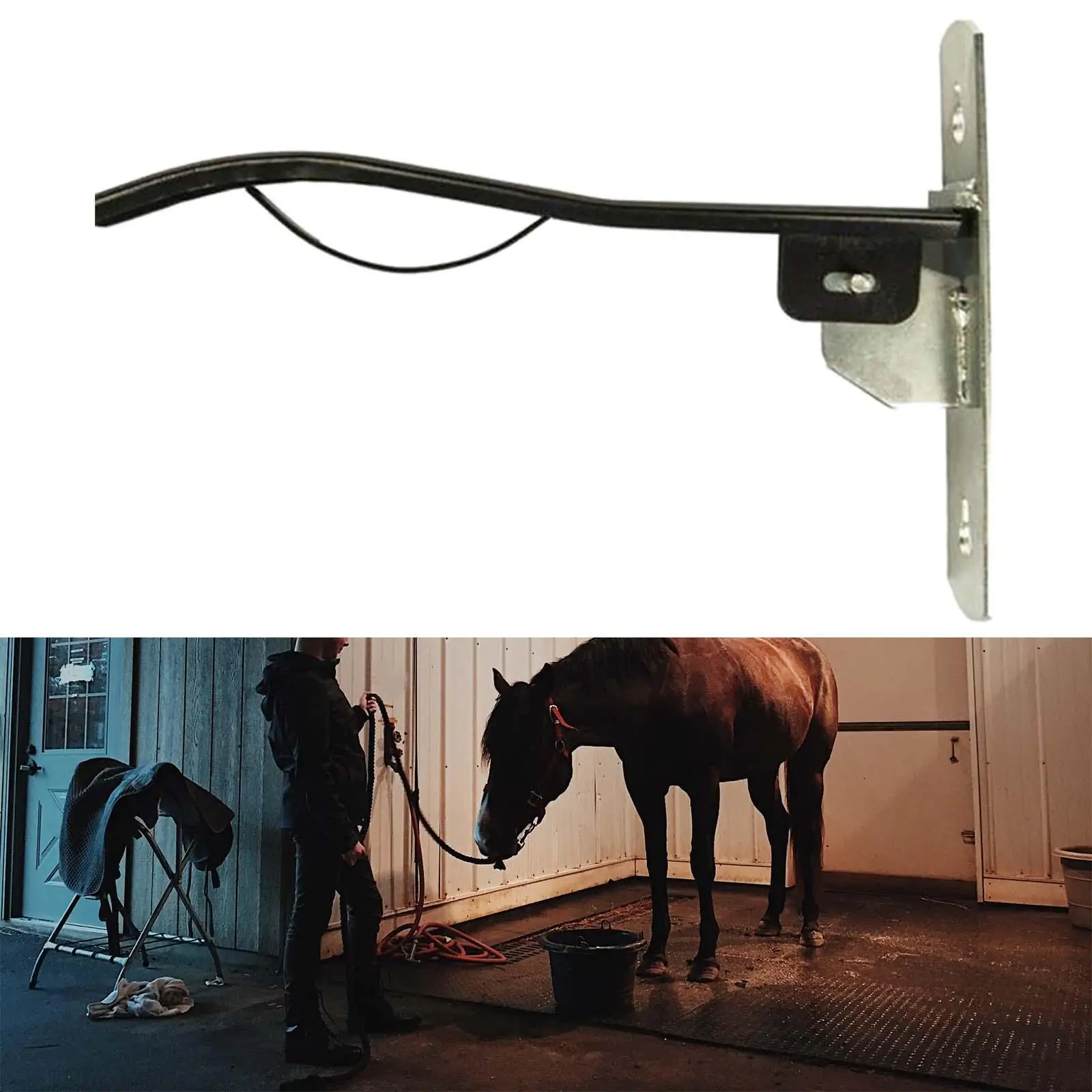 Collapsible Wall Mounted Saddle Holder Stand Equestrian Equipment Accessories Good Performance