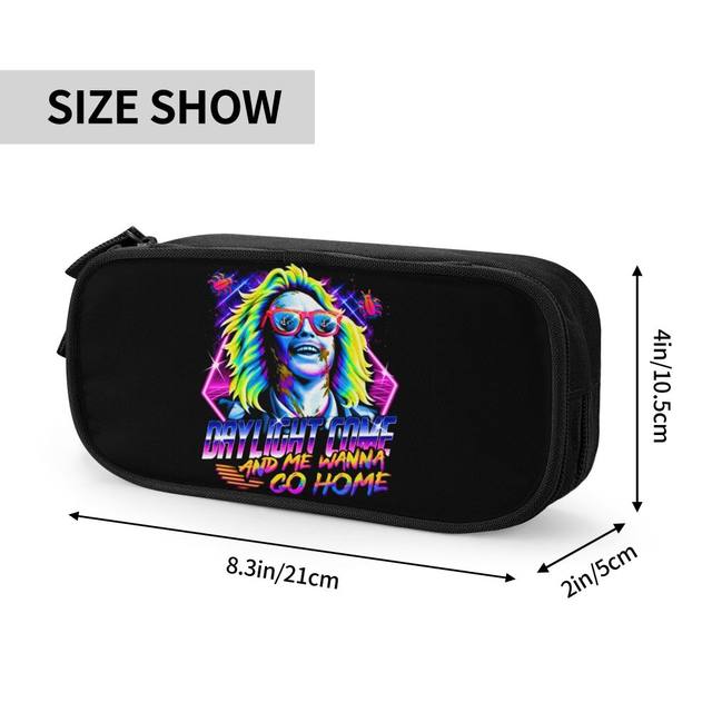 Kawaii Tim Burton Horror Movie Pencil Cases for Boys Gilrs Big