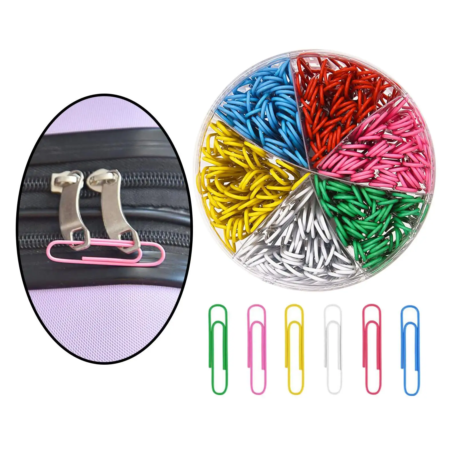 600pcs 2 50mm Small Clips Office Supplies Bookmark Accessories