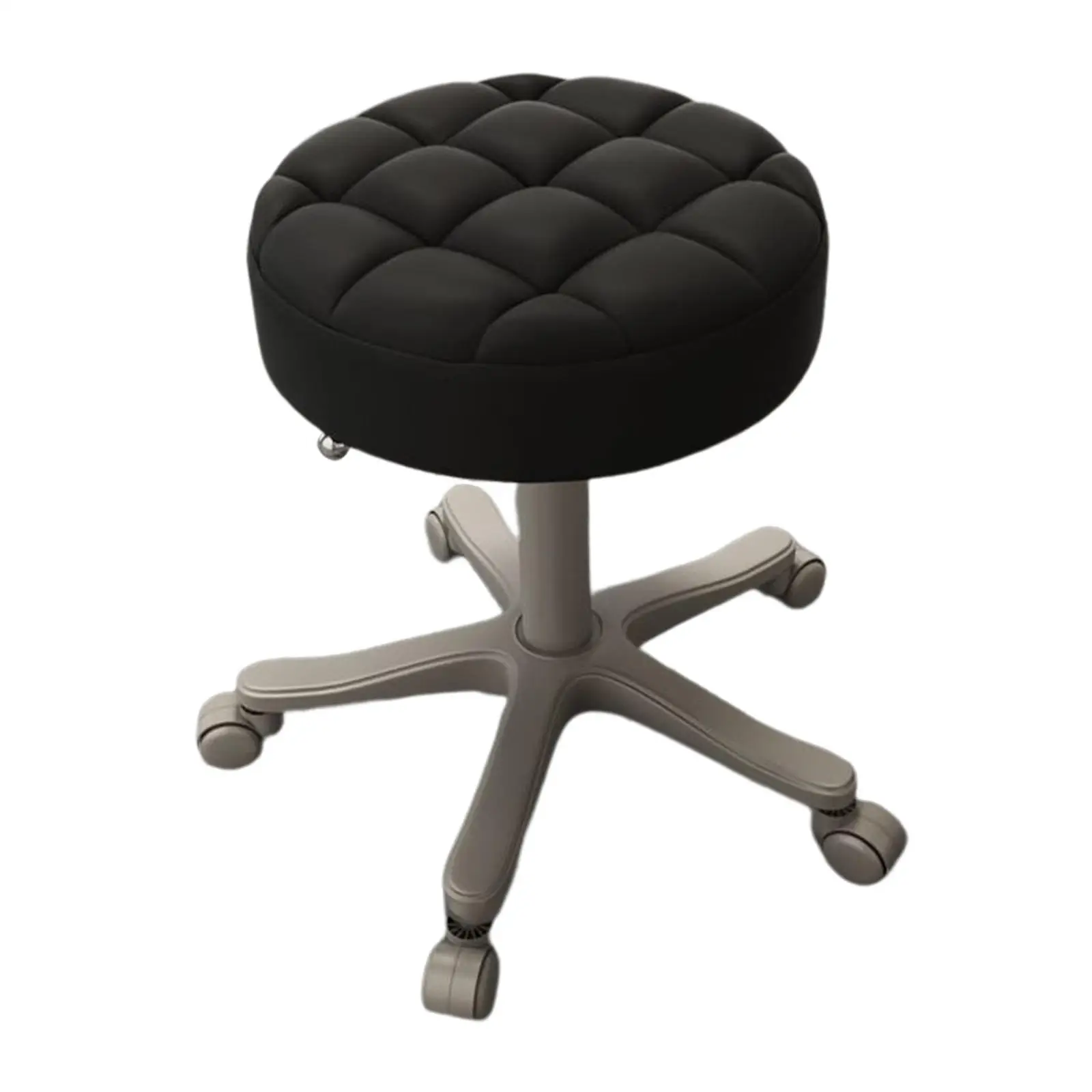 Swivel Salon Stool Heavy Duty Lash Chair 35~45cm Adjust Multipurpose Drafting Bar Stool with Wheels for Barbershop, Housework