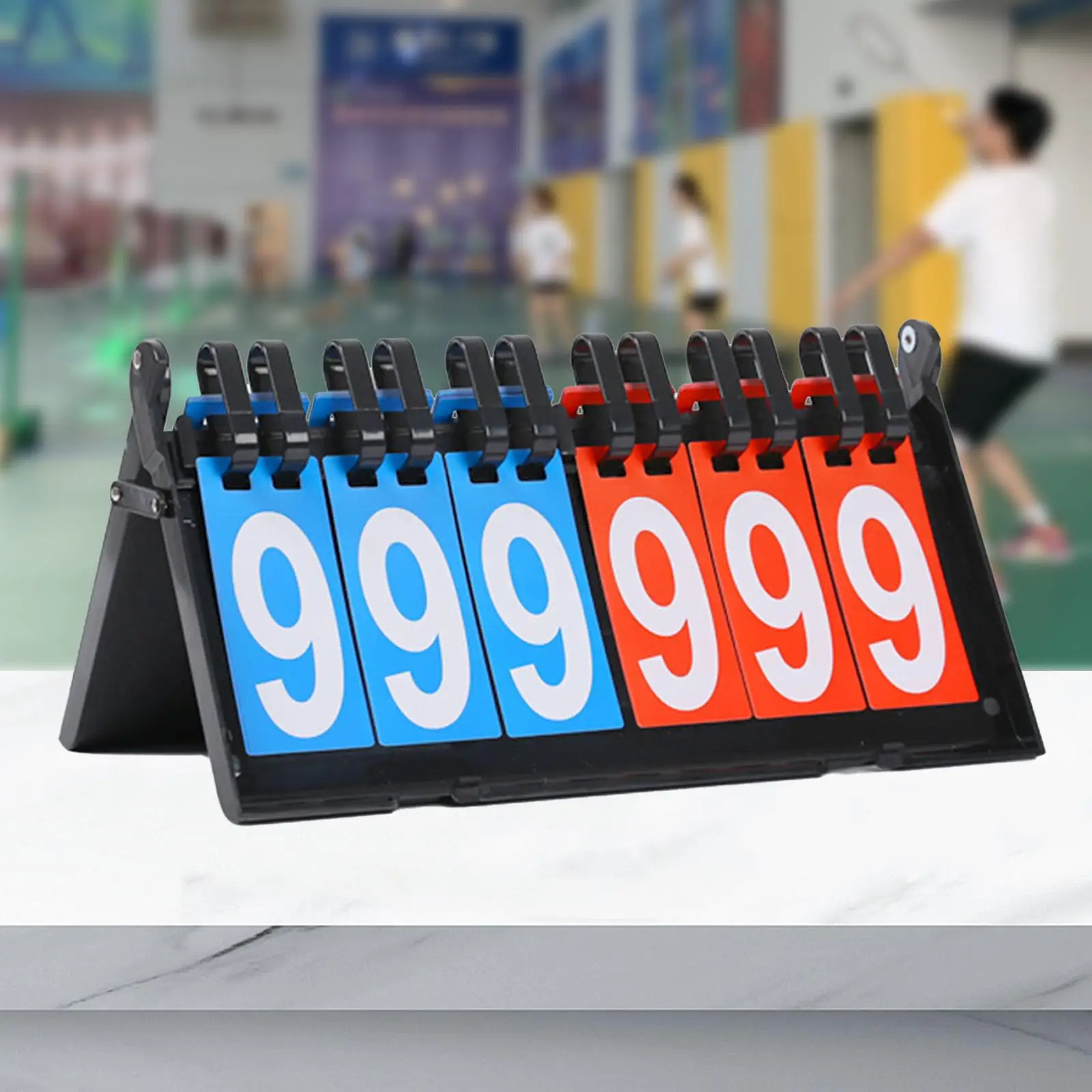 Table Top Scoreboard Multi Sports Score Keeper Flip Score Keeper for Baseball Basketball Badminton Sports Tennis Competition