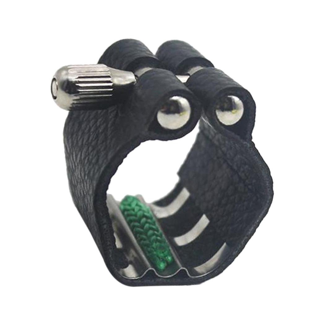 Description Picture 4 of itemPU Leather Soprano B Clarinet Rubber Mouthpiece Ligature Musical Wind Instrument Parts Saxophone accessories