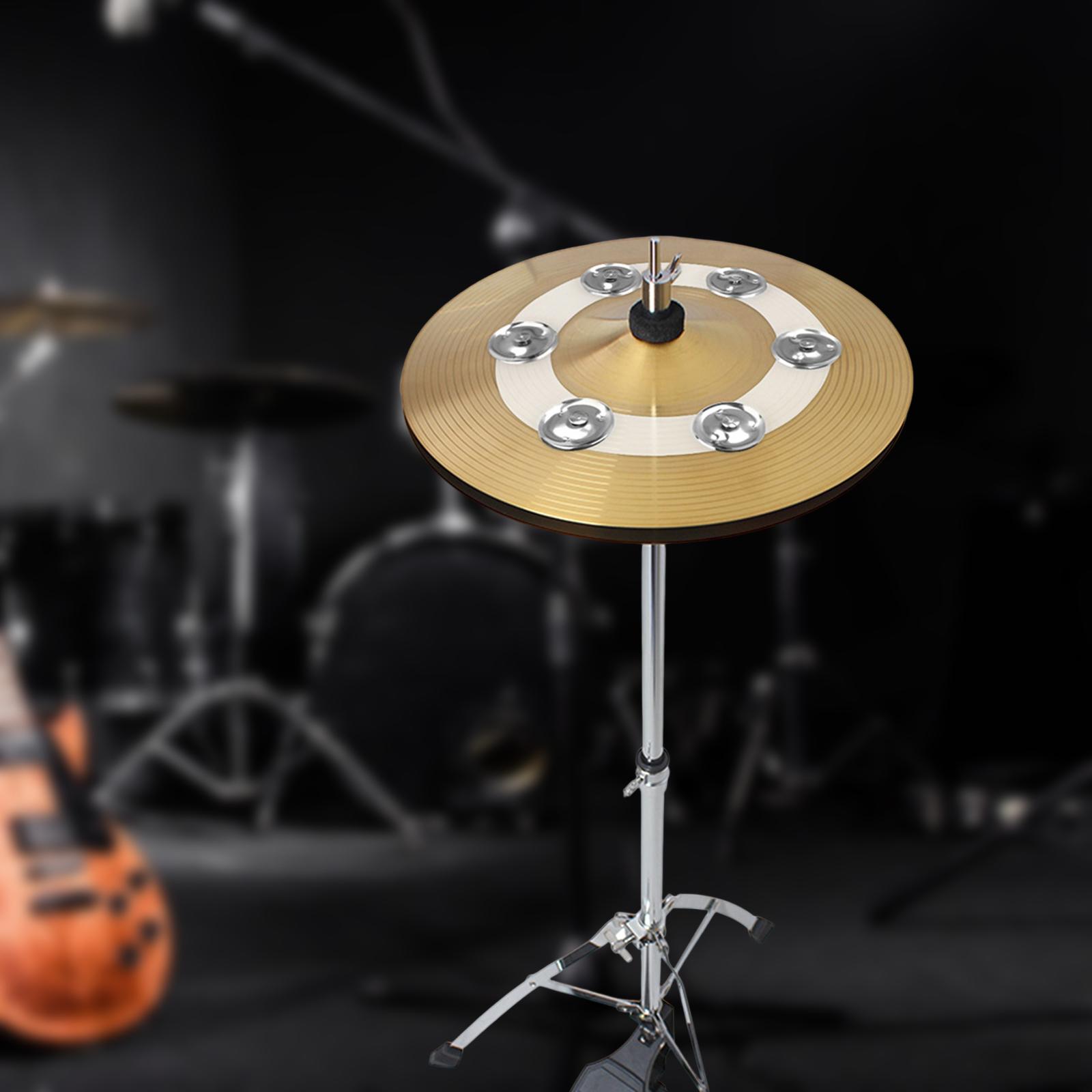 Cymbal Rings with Single Row Accessory Drum Set Performance Cymbal Tambourine