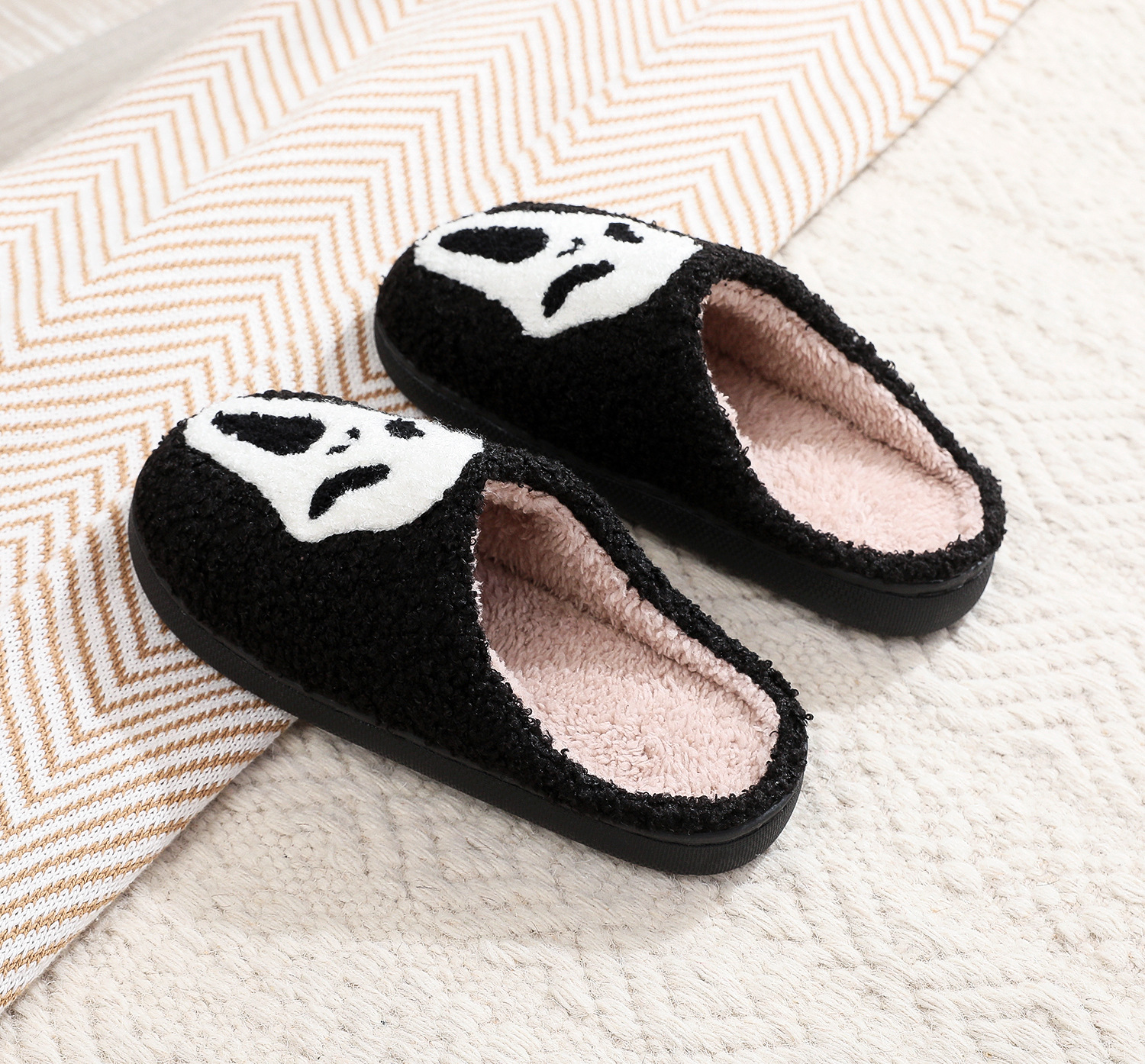 Title 4, Cotton Slippers for Men and Women At Home in Wi...