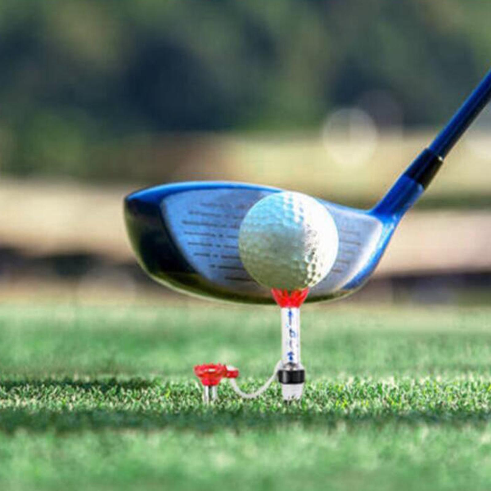 Magnetic Golf Tee 8-Prongs Ball Holder Hitting 360° Rotation Crown Tees Golfer Practice