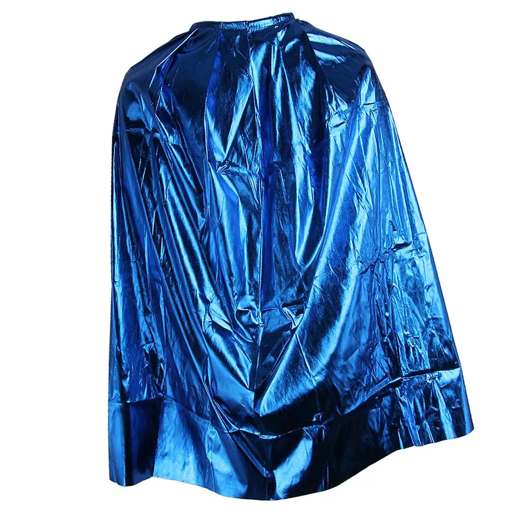 Kids Boys Girls Wizard Witch Metallic Style Cloak Cape Halloween Christmas Dressing up Birthday Costume Prop 80cm
