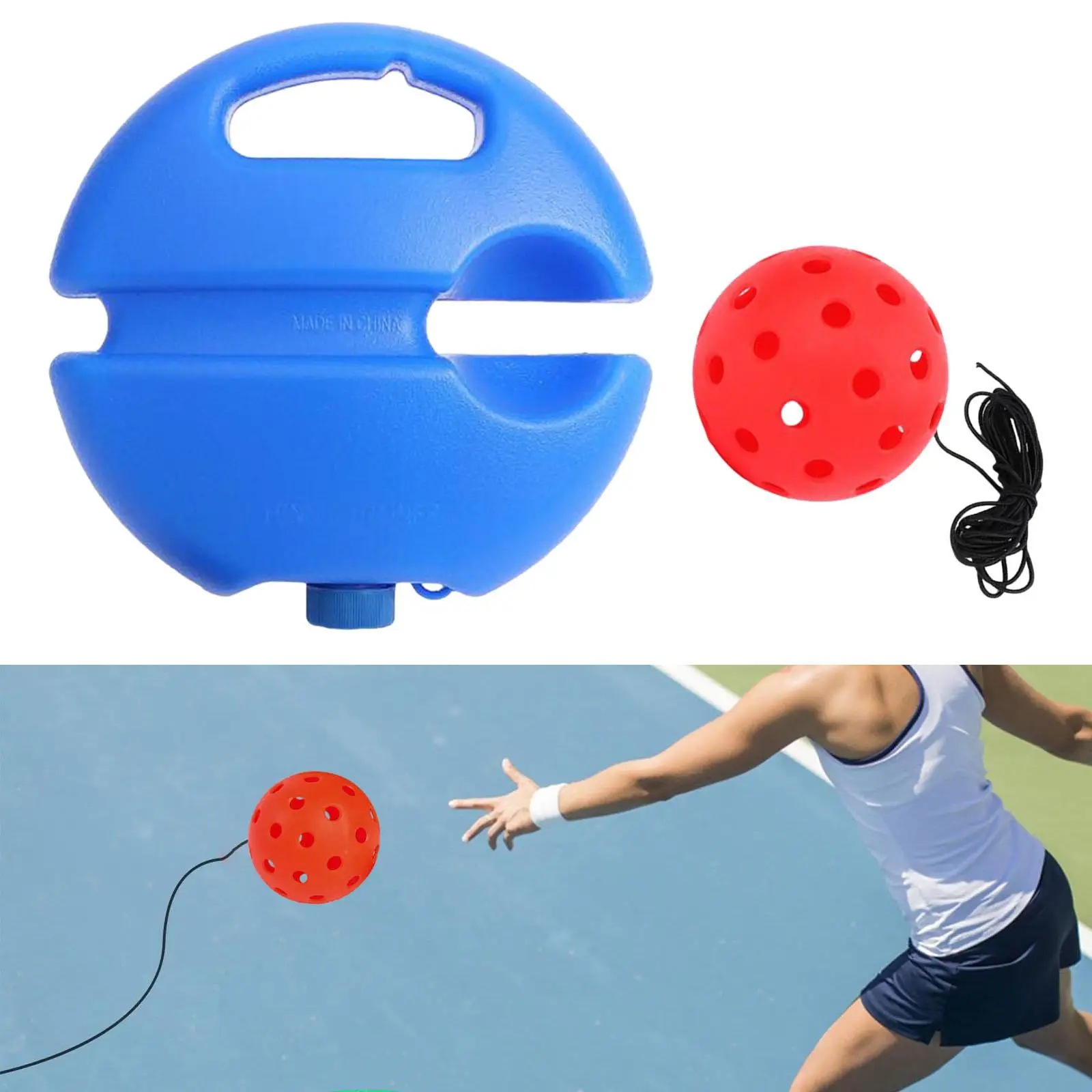 Pickleball Trainer for Outdoor Sports Single Player Training Adult Kids