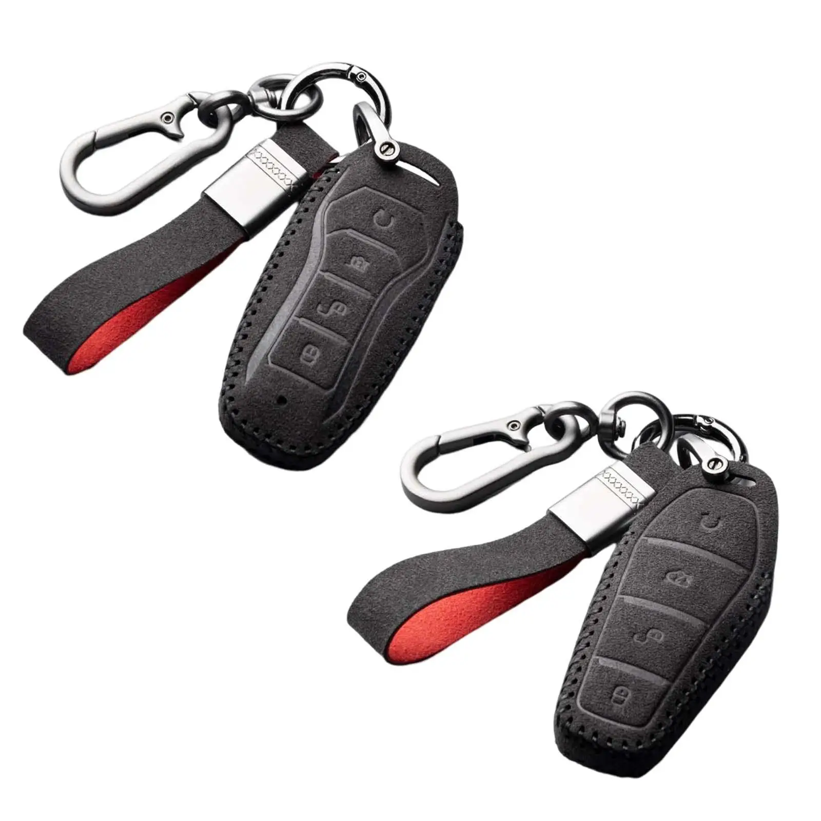Car Remote Key Case Cover Fob PU Fashion Men Women Remote Control Cars Shell protected Holder Shell for Byd Song Plus Dmi