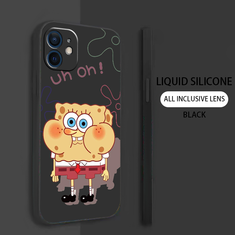 Cartoon Spongebob SquarePants Phone Case For iPhone 6s Plus 6 6s 11 12 13 Max Pro Mini SE 2020 7 7P 8 Plus X Xr Xs L18n Cover iphone 11 clear case