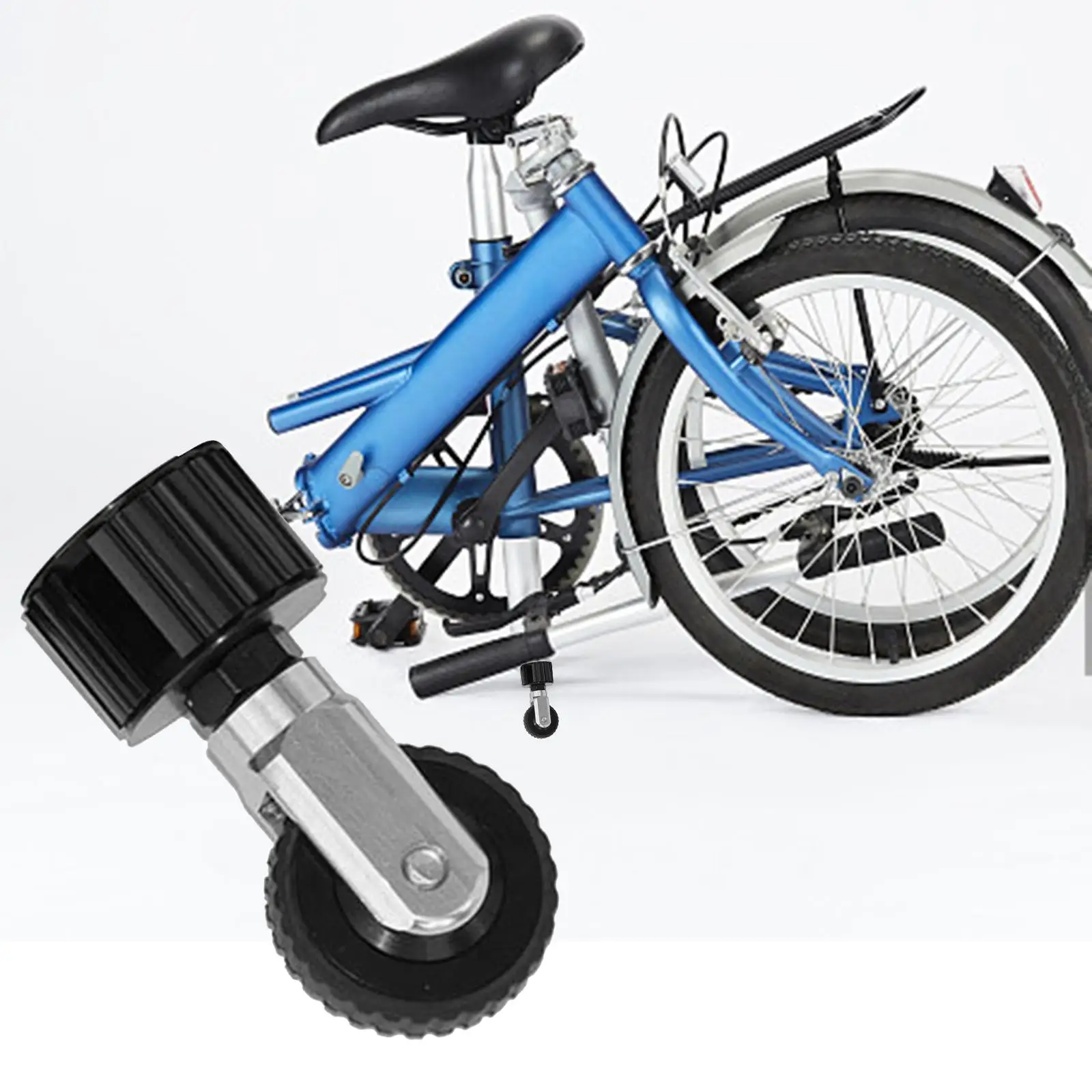 Electric Bike Single Aluminium Alloy Folding Bike Seat Training for Riding Women Parents Men Boy