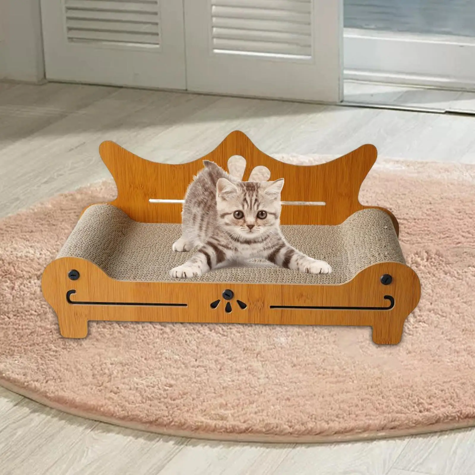 Cat Scratch Sofa Cat Scratcher board Couch Carpets Sofa Grind Claws Pet Supplies Pet Cushion Scratching Board for Kitten
