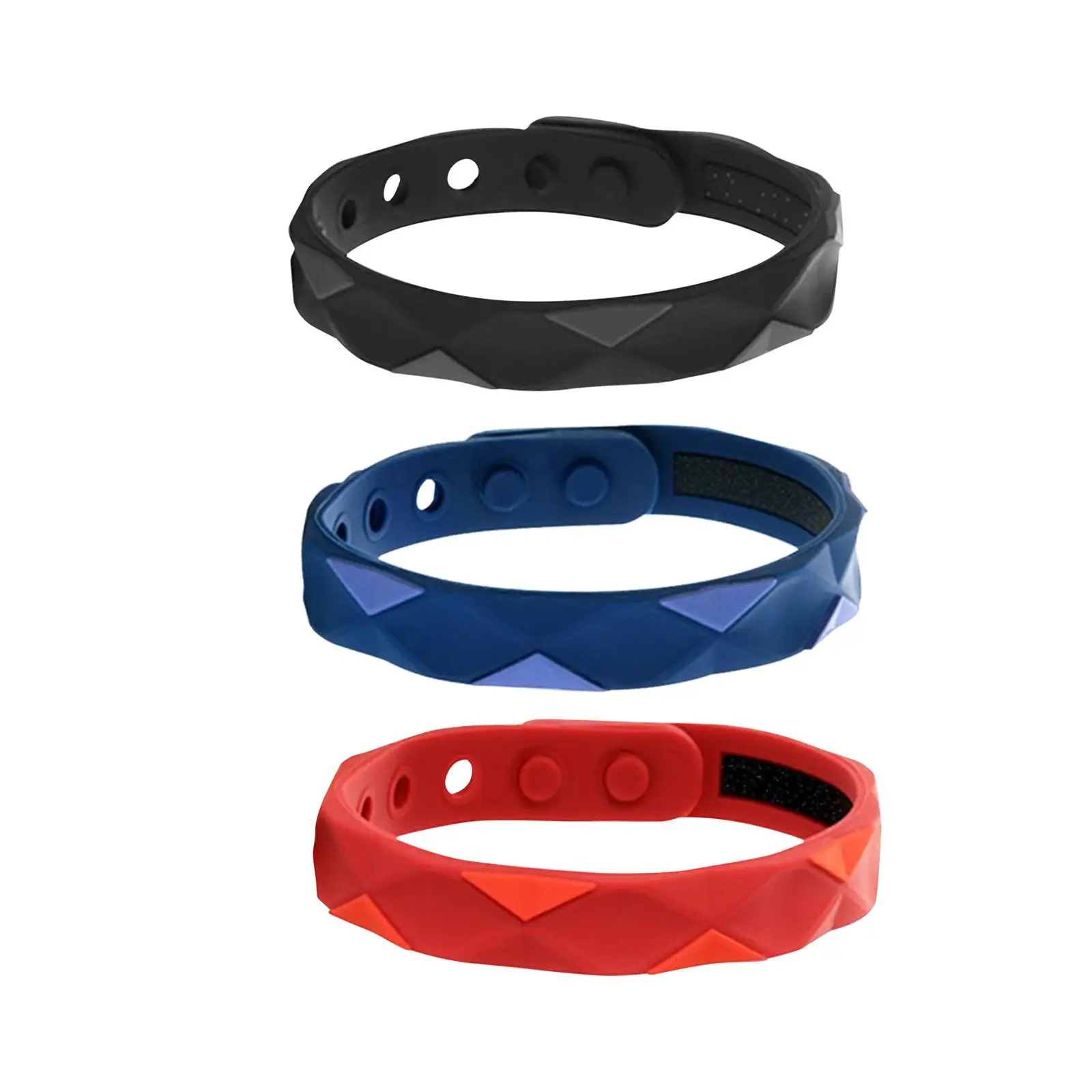 Wristband Anti Static Balance Adjustable Silicone Silica Bracelet for Sports Indoor Outdoor Jogging Yoga