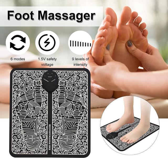 TENS Unit EMS Hot Needle Foot Massage LCD Machine Automatic Timing Blood  Circulation Body Massager Health Foot Spa Massager - AliExpress