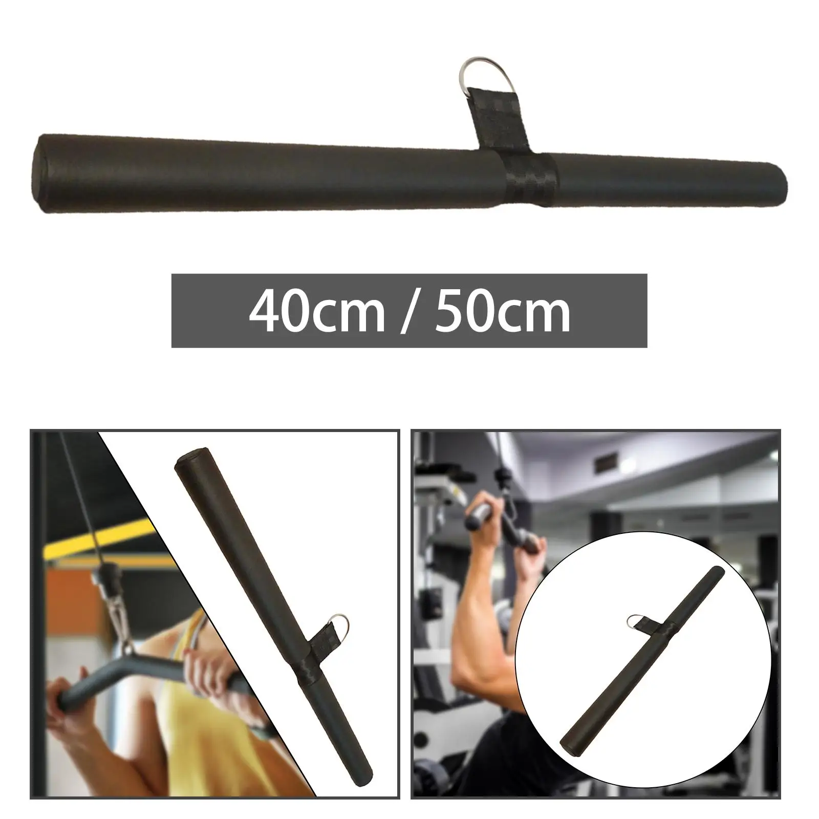 DIY LAT Pull Down Bar Cable Machine Attachments Pulley System Heavy Duty Gym