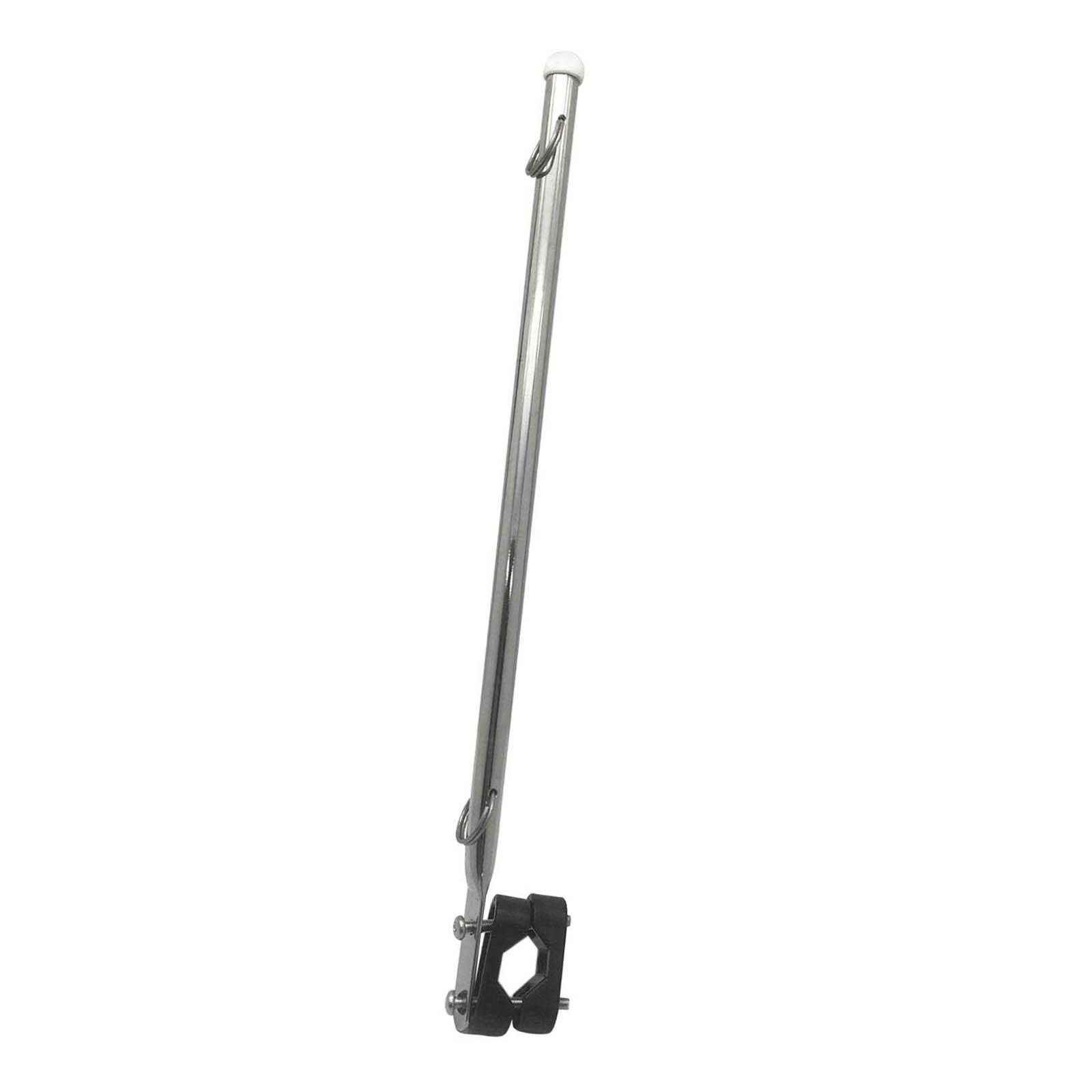 Marine Rail Mount Flag Pole Anti Rust Boat Accessories Fit for Boat Staff
