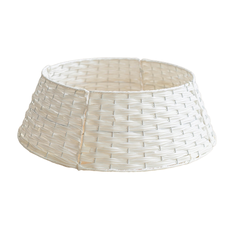 Description Picture 6 of itemChristmas Tree Skirt, Retro Round Basket, Xmas Trees Foot Decor, Collar for Home, Festival Party, Background Decoration,