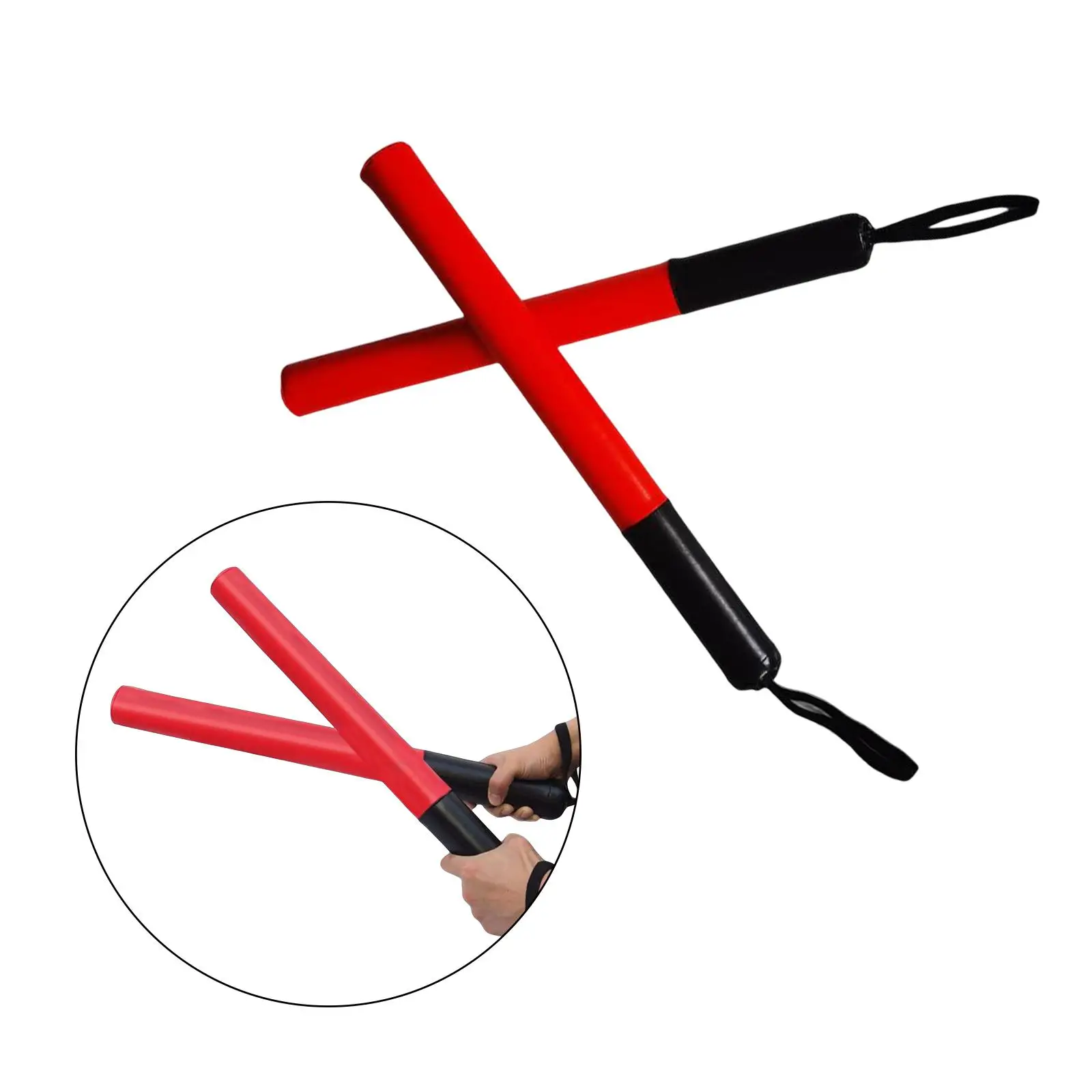 1 Pair Boxing Training Sticks PU Leather for Performance Fighting Reaction