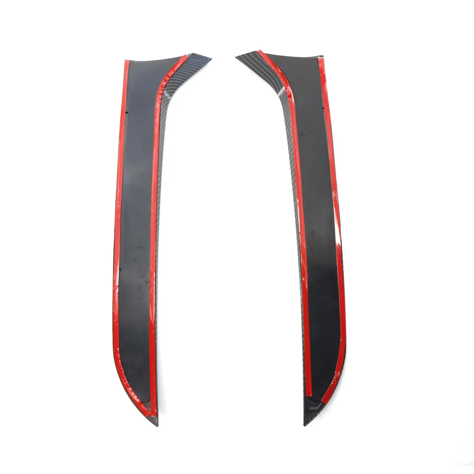 2Pcs Rear Window Spoiler Side Trim Automotive Replacement Accessories Durable