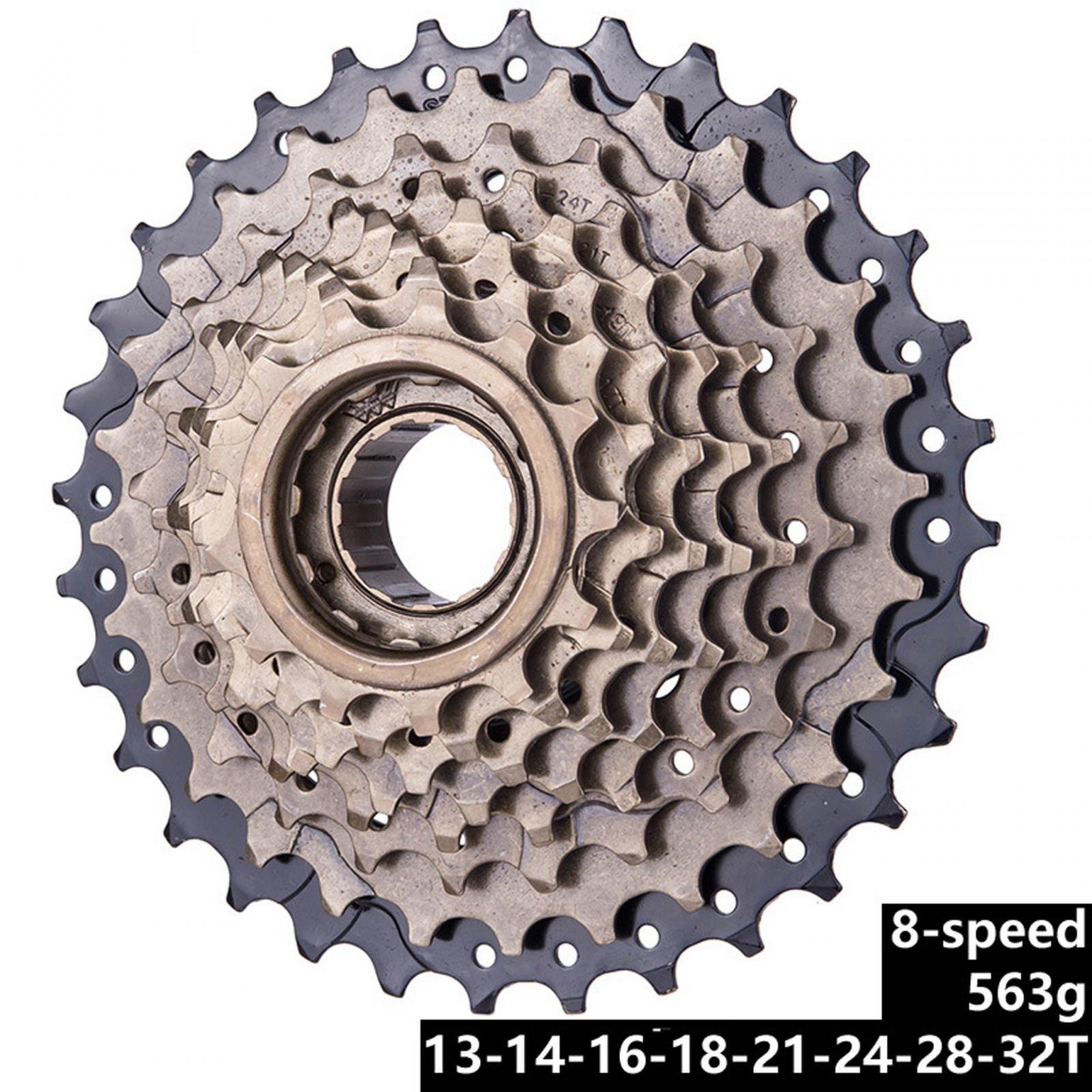 Bike Freewheel 13-32T Bicycle Sprocket Replace Parts Stable Performance for Folding Bikes, Touring Bikes, City Bikes, ATV