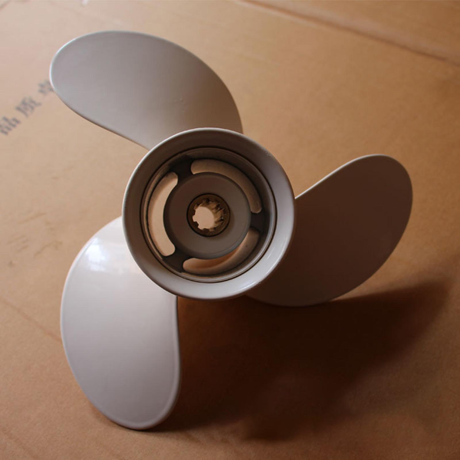 Boat Engine Propeller 9 1/4x9-J Fit for Yamaha 9.9HP 15HP 63V-45945 63V