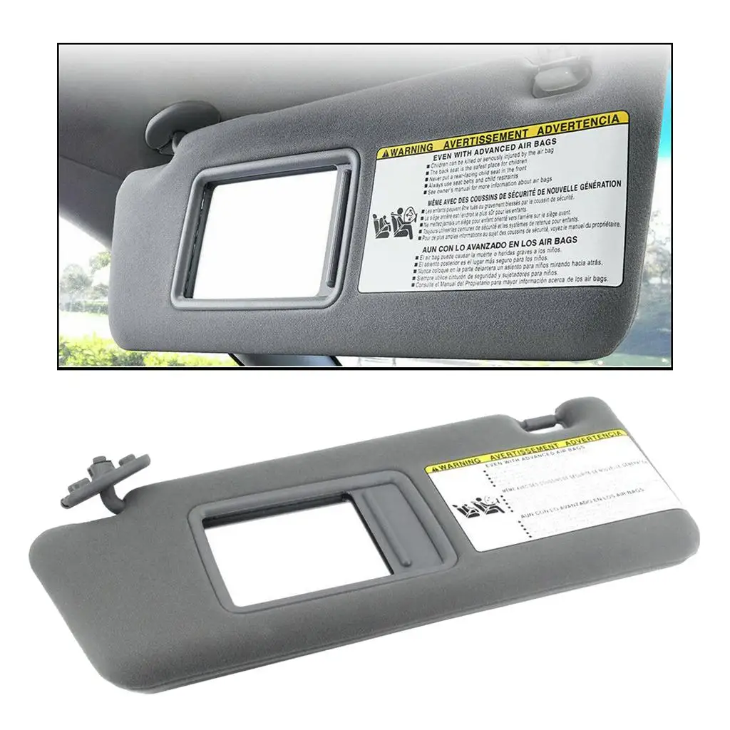 Left Driver Side Sun Visor suits for Toyota   2005-2011 Replacement Assembly 74320-04181-B1 44.5x19.4x5.2cm